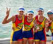 Barca 4 rame (f) - Amalia Bereș, Gianina Juncănariu, Adriana Adam, Ancuța Bodnar Foto: FR Canotaj/Balint Czucz