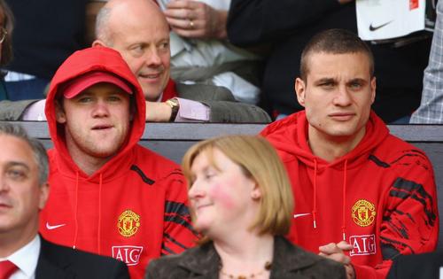 Wayne Rooney și Nemanja Vidic, foto: Guliver/gettyimages