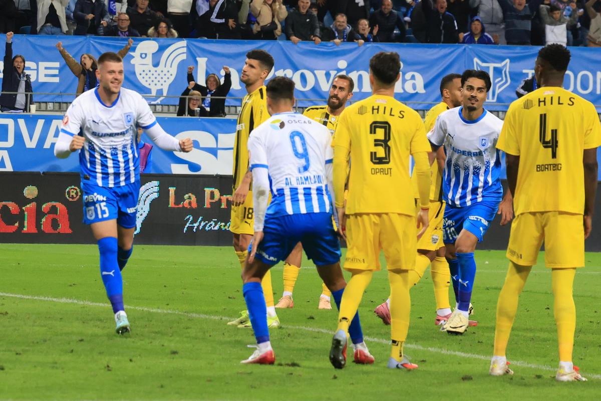 Universitatea Craiova - Dinamo, derby cu 4 reușite pe „Oblemenco” » GOL DECISIV în minutul 90! Clasamentul ACUM
