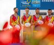 Barca 4 rame (m) Ciprian Tudosă, Andrei Mândrilă, Sergiu Bejan, Ștefan Berariu Foto: FR Canotaj/Balint Czucz