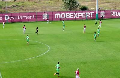 4 goluri și o gafă majoră în Rapid - Chiajna, amical disputat la Ștefănești