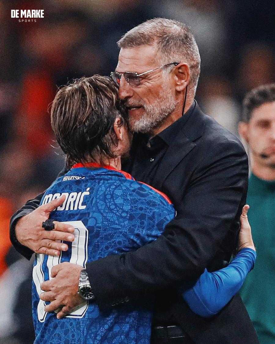 Foto: X Formidabilul Luka Modric! A marcat la 41 de ani, apoi a sărit în brațele noului selecționer