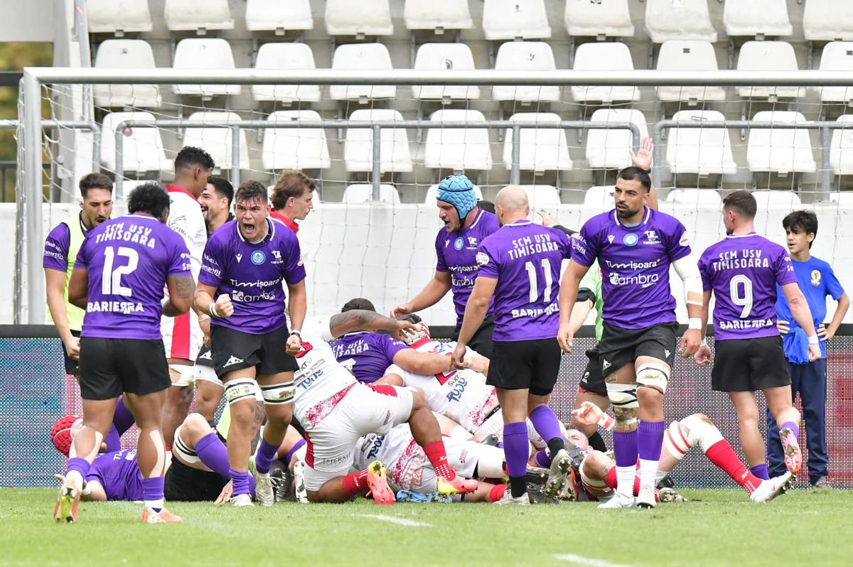 SCM Timișoara este campioana României la rugby! Bănățenii au cucerit al 8-lea titlu din istoria clubului