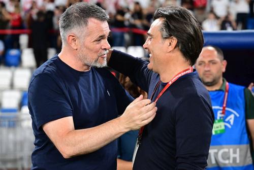 Willy Sagnol (stânga), demis de la naționala Georgiei / Foto: Imago Images