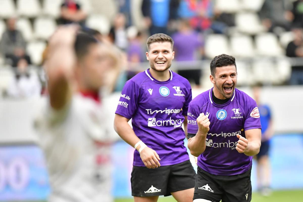 SCM Timișoara este campioana României la rugby! Bănățenii au cucerit al 8-lea titlu din istoria clubului