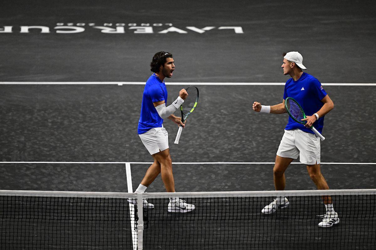 Echipa Europei conduce cu 3-1 după prima zi din Laver Cup în fața Echipei Lumii » Carlos Alcaraz a strălucit la dublu