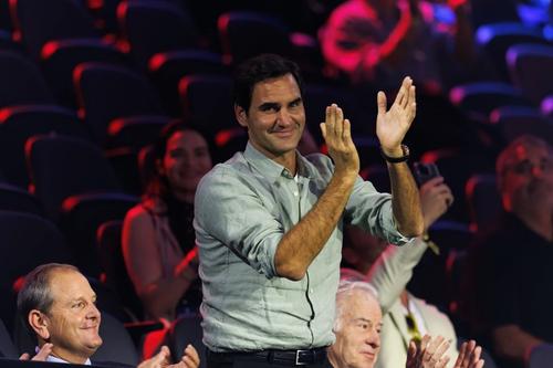 Roger Federer în tribune la O2 Arena, la Laver Cup 2026 Foto: Imago Images