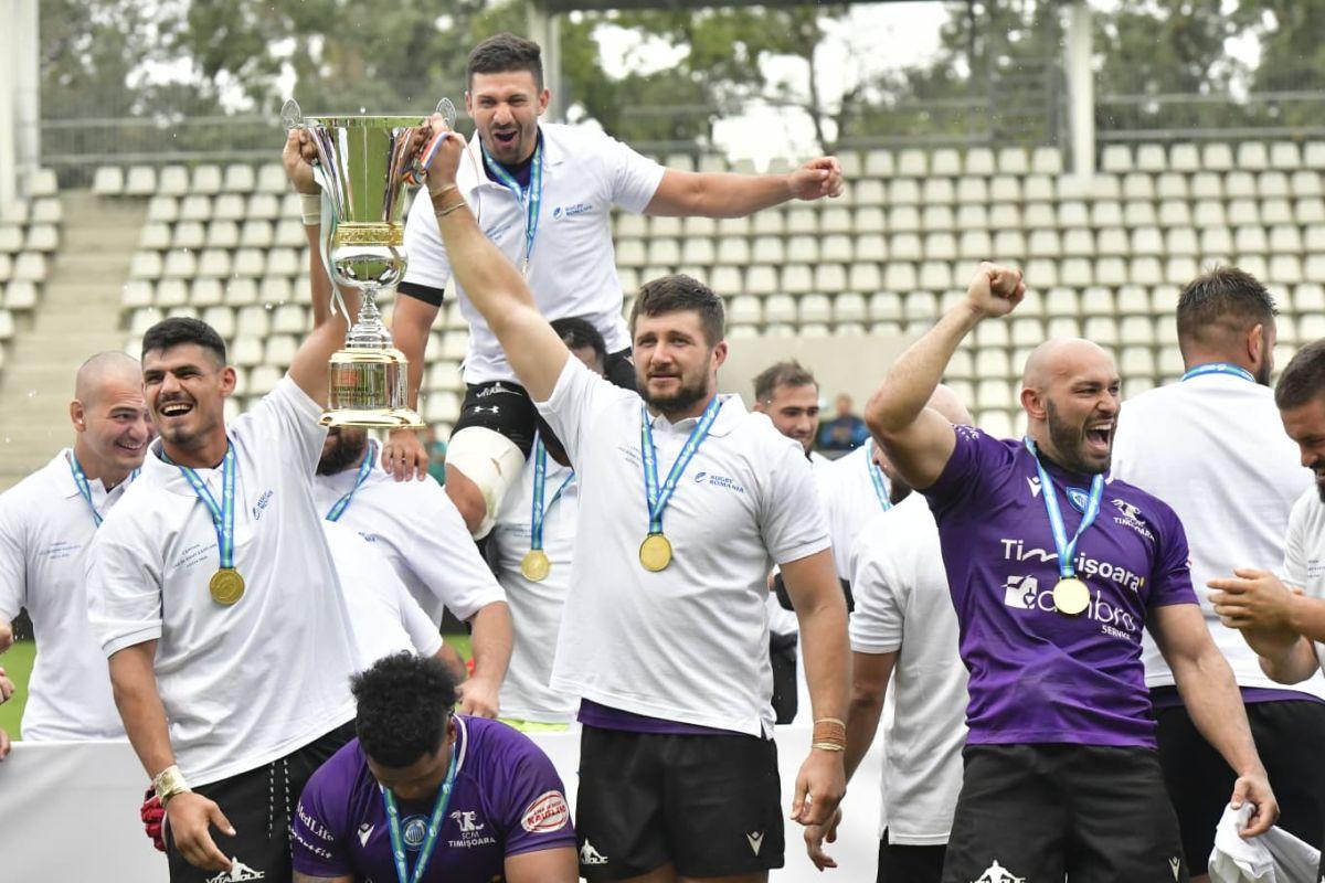SCM Timișoara este campioana României la rugby! Bănățenii au cucerit al 8-lea titlu din istoria clubului