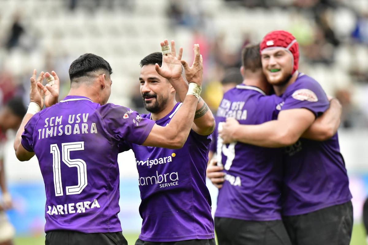 SCM Timișoara este campioana României la rugby! Bănățenii au cucerit al 8-lea titlu din istoria clubului