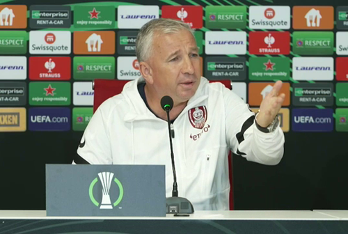 Dan Petrescu (54 de ani) a avut o reacție suburbană la adresa reporterlui GSP prezent la Sivasspor, pentru meciul lui CFR Cluj din grupa G de Conference League.