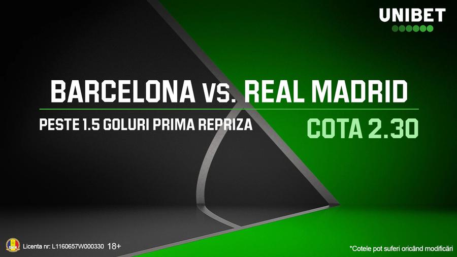 Ponturi pariuri pentru Barcelona - Real Madrid și Manchester United – Manchester City