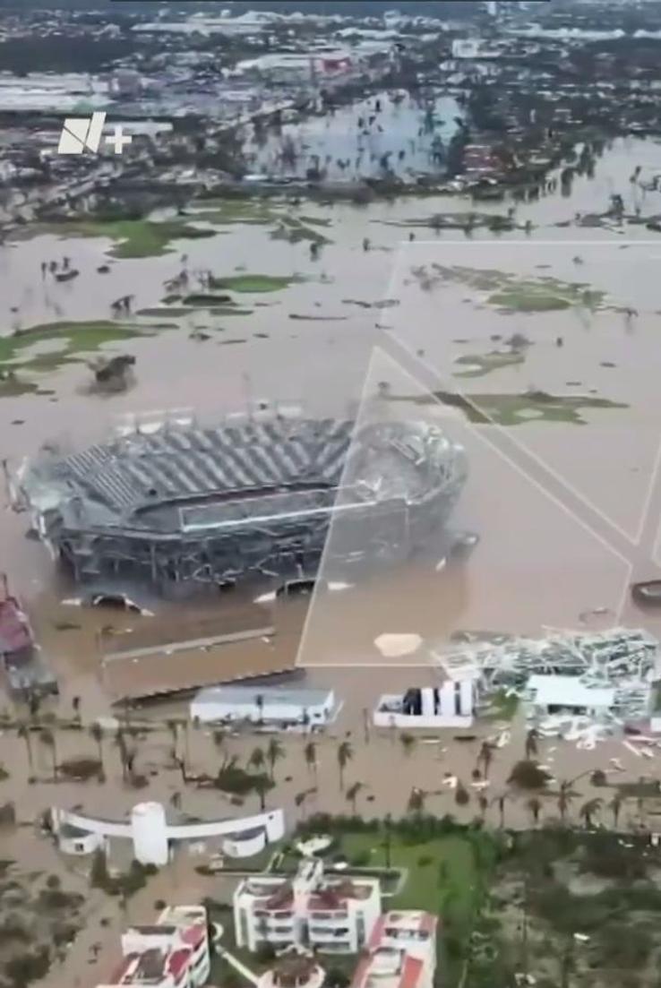 arena GNP Seguros a fost inundată