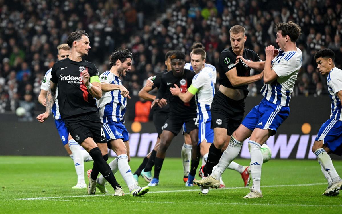 HJK Helsinki, eșec usturător cu Eintracht Frankfurt