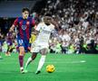Vinicius Junior îl va hărțui și diseară pe Pau Cubarsi, după ce acum 6 luni, a deschis scorul pentru Real Madrid din penalty și a dat assistul de la golu lui Lucas Vázquez (Real - Barcelona 3-2) / Foto: Imago