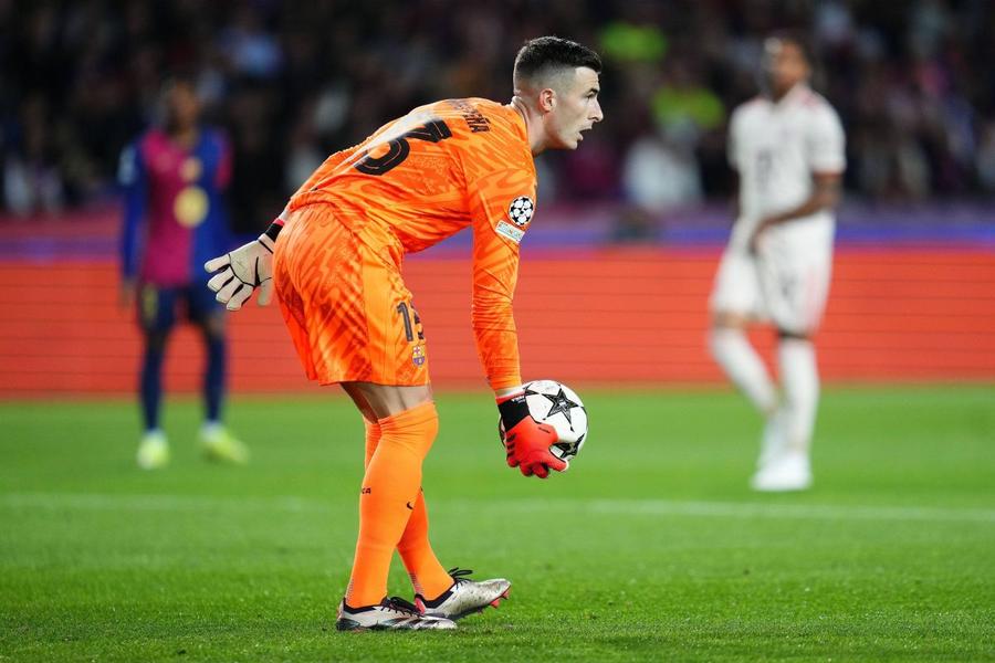Inaki Pena a primit doar șase goluri în șapte meciuri din acest sezon în poarta Barcelonei, având patru jocuri cu buturile neatinse / Foto: Imago Duelul antrenorilor separați de 1.000 de meciuri: Mourinho, egalat în El Clasico » Urmașul lui Xavi revine la Madrid după 36 de ani