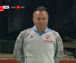 Florentin Petre a izbucnit în lacrimi în timp ce fanii lui Dinamo cântau, foto: captură Prima Sport