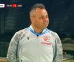 Florentin Petre (48 de ani), antrenorul secund al lui Dinamo și unul dintre cei mai iubiți jucători ai „câinilor”, a oferit un moment emoționant la finalul partidei de la Sibiu.