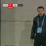 Zeljko Kopic, criză de nervi în Hermnanstadt - Dinamo, foto: Prima Sport