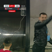 Zeljko Kopic, criză de nervi în Hermnanstadt - Dinamo, foto: Prima Sport