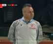 Florentin Petre a izbucnit în lacrimi în timp ce fanii lui Dinamo cântau, foto: captură Prima Sport