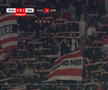 Florentin Petre a izbucnit în lacrimi în timp ce fanii lui Dinamo cântau, foto: captură Prima Sport