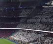Scenografie demnă de El Clasico! „Santiago Bernabeu”, pictat alb-mov: ce au afișat fanii Realului
