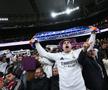 Scenografie demnă de El Clasico! „Santiago Bernabeu”, pictat alb-mov: ce au afișat fanii Realului