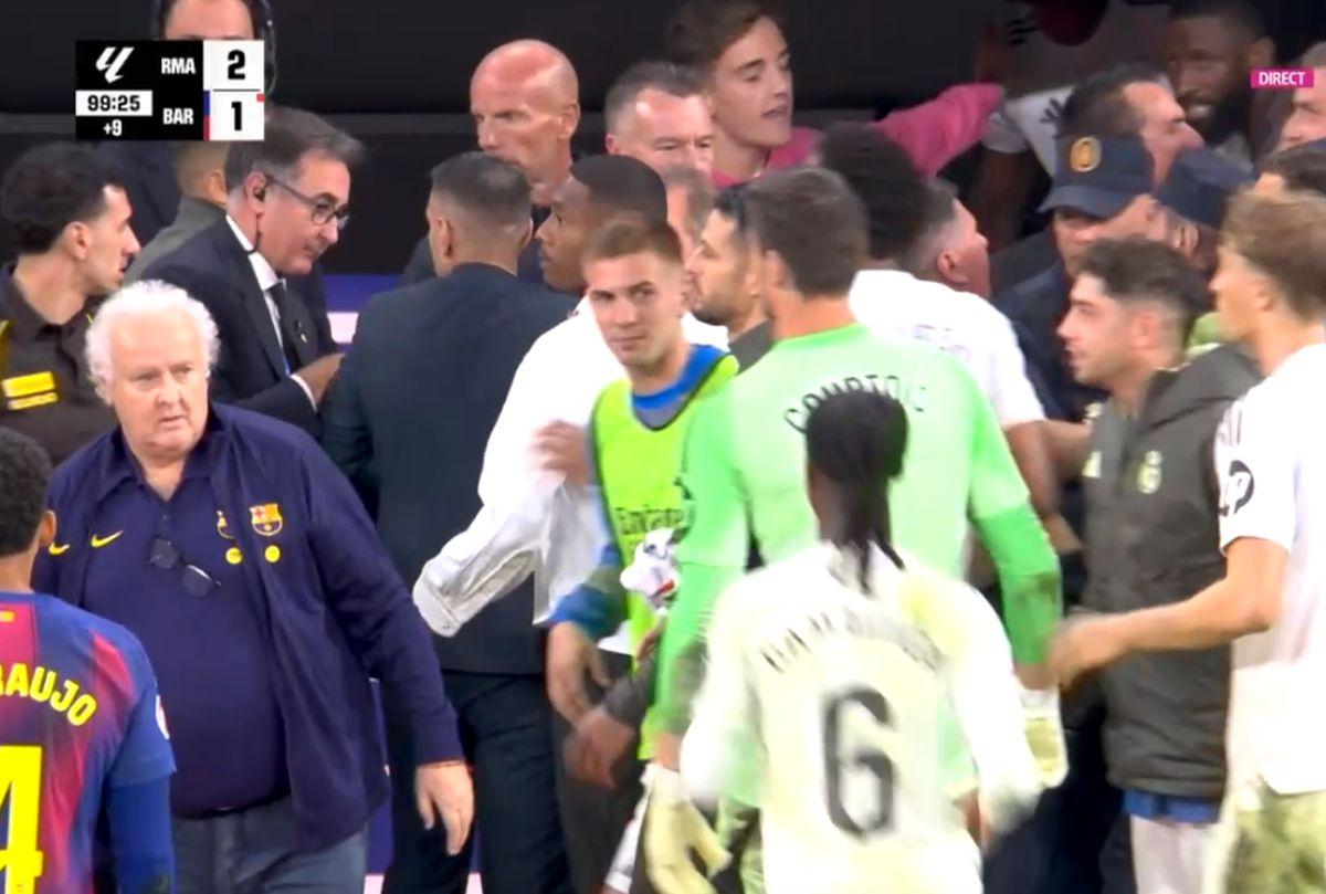 Scandal pe teren după Real Madrid - Barcelona