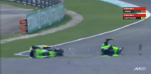 Momentul accidentului / Foto captură FOX Sports