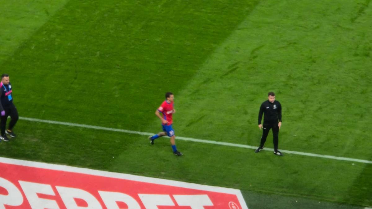 Juri Cisotti a ieșit accidentat din FCSB - UTA