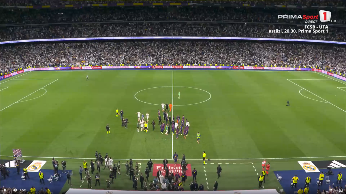Scandal pe teren după Real Madrid - Barcelona