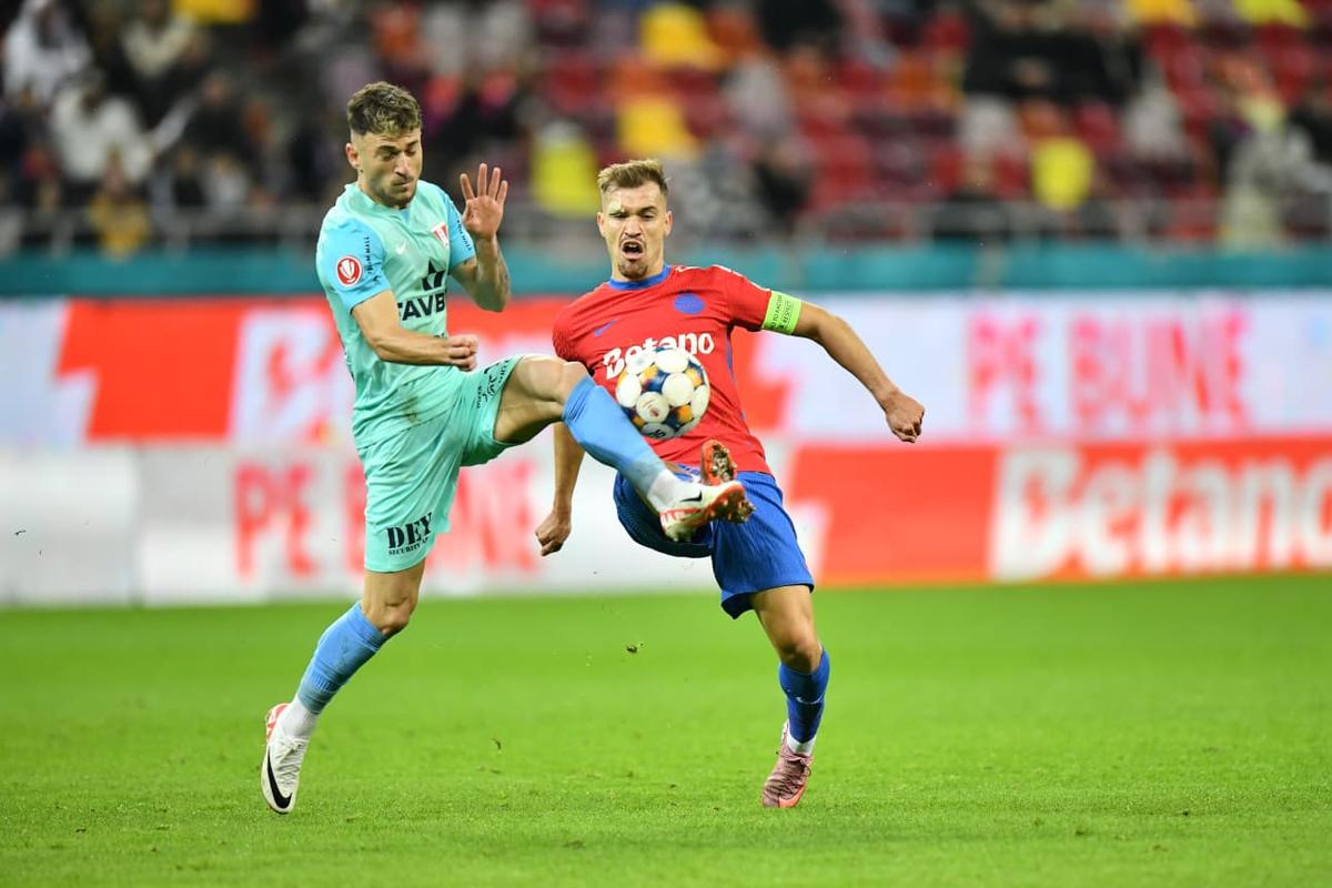 Show în FCSB - UTA Arad: patru goluri, alte două reușite anulate, două penalty-uri și cartonaș roșu » Roș-albaștrii se apropie de play-off