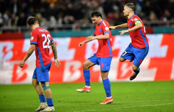 Show în FCSB - UTA Arad: patru goluri, alte două reușite anulate, două penalty-uri și cartonaș roșu » Roș-albaștrii se apropie de play-off