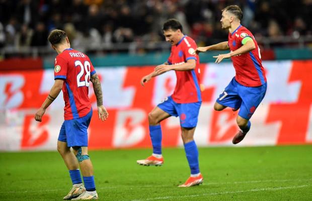 Show în FCSB - UTA Arad: patru goluri, alte două reușite anulate, două penalty-uri și cartonaș roșu » Roș-albaștrii se apropie de play-off