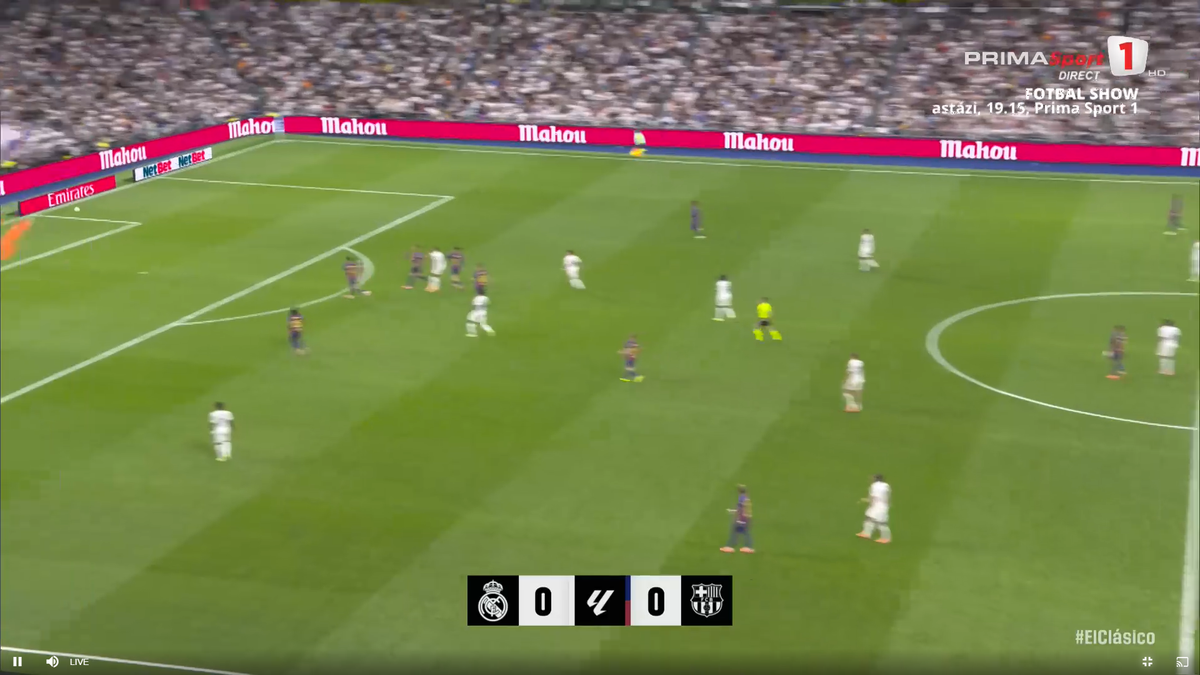 Golul superb marcat de Mbappe, în El Clasico, anulat pentru ofsaid milimetric