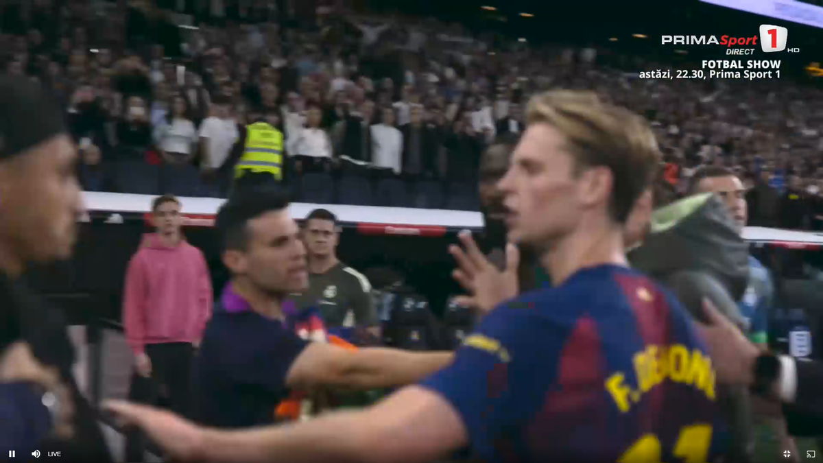 Scandal pe teren după Real Madrid - Barcelona