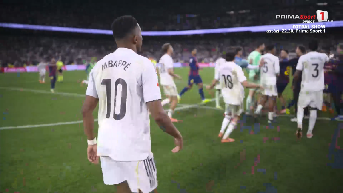 Final cu scântei în Real Madrid - Barcelona: de două ori la un pas de bătaie generală!