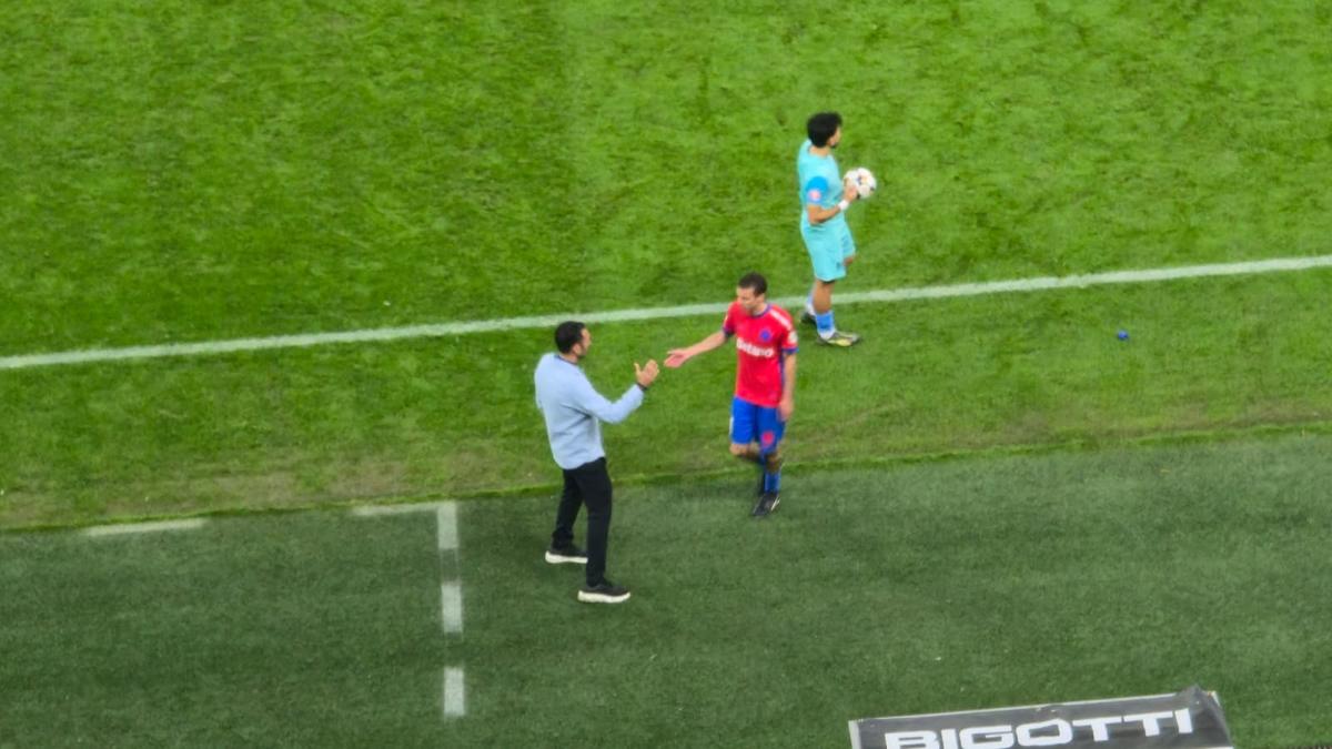 Juri Cisotti a ieșit accidentat din FCSB - UTA