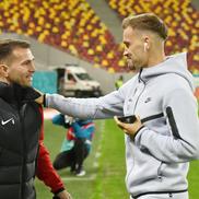 Imagini înainte de FCSB - UTA, de pe gazon/ foto Cristi Preda (GSP)