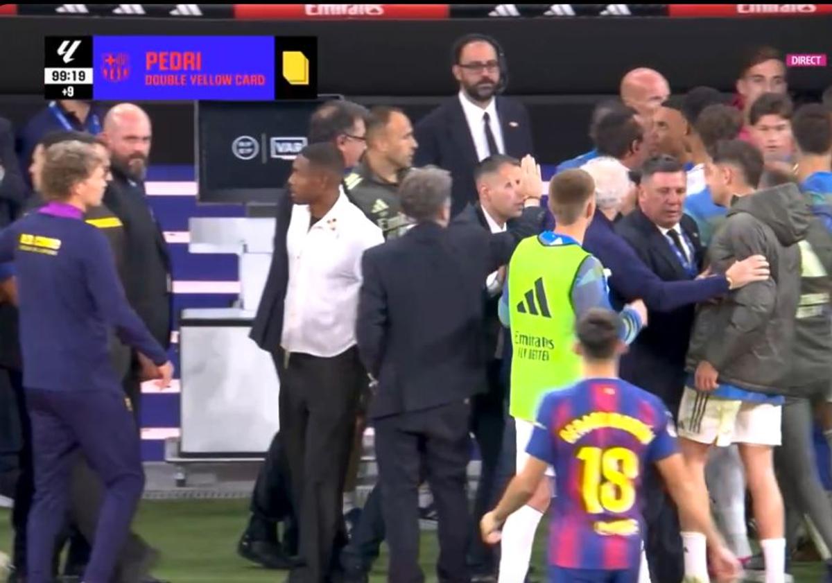 Scandal pe teren după Real Madrid - Barcelona