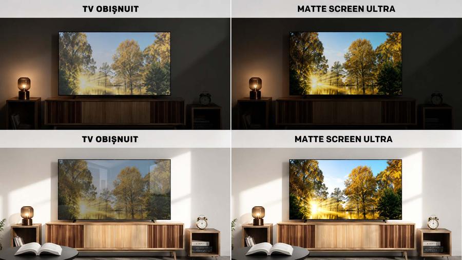 De ce acelasi televizor arată diferit dimineața și seara? Dincolo de condițiile ideale din showroom, METZ Matte Screen Ultra TV este conceput pentru lumina și viața de zi cu zi de acasă