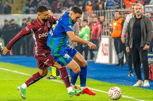 Mohamed Salah, în acțiune în Rizespor - Trabzonspor / foto: X @ CRizesporAS