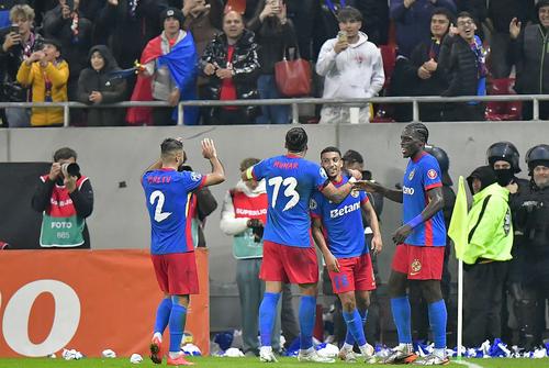 Aymen Boutoutaou a înscris două goluri în FCSB - Rapid / foto: Cristi Preda (GSP)