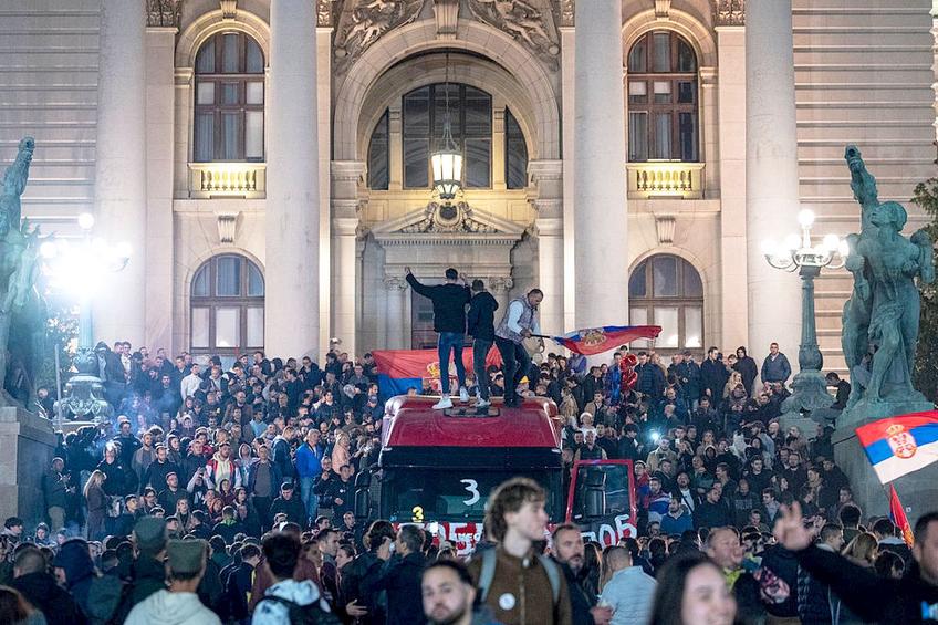 Ziua de 25 octombrie 2026 este una istorică pentru Serbia, fiindcă Partidul Progresist Sârb a fost învins după 14 ani în care s-a aflat la putere / FOTO: GettyImages
