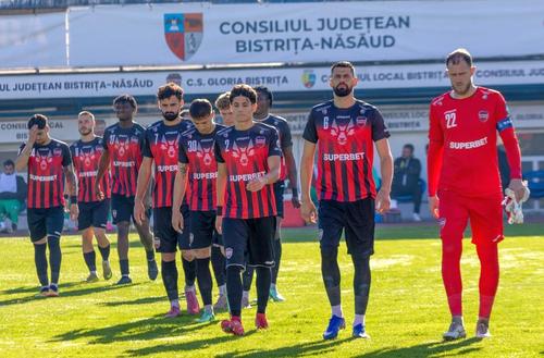 Gloria Bistrița, pregătită de meciul cu FCSB, din Cupă // foto: Facebook Gloria Bistrița