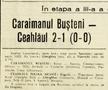 Cândva, Caraimanul Bușteni a evoluat în Liga 2 / Sursă foto: Publicația Ceahlăul (1973)