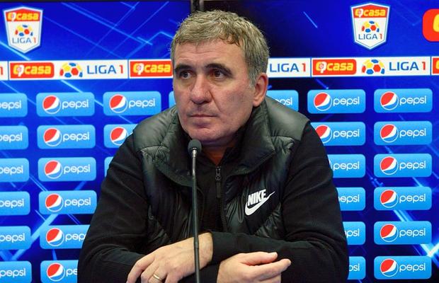 VIITORUL - SEPSI // VIDEO Gică Hagi, revoltat în conferință: „Cei care am făcut ceva vorbim cel mai puțin! Unii își fac reclamă la TV, dar după graniță nu-i știe nimeni”