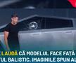 Elon Musk explică momentul penibil de la evenimentul de prezentare a Tesla CYBERTRUCK
