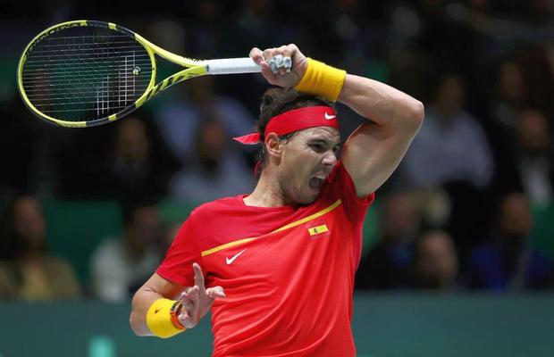FOTO Ce forță! Un jurnalist a remarcat pe Twitter un detaliu fabulos la Rafael Nadal, în timpul Cupei Davis