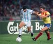Diego Maradona (stânga), în România - Argentina 1-1 // foto: Imago
